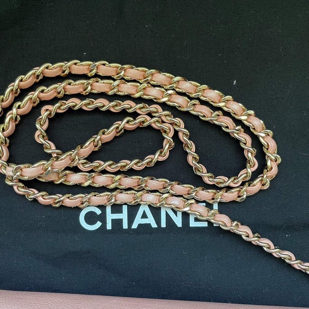 Chanel Pink Iridescent Calfskin smart  crossbody - Picture 9 of 16